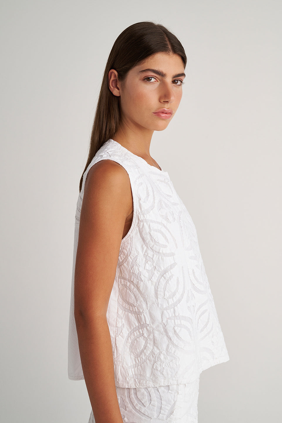 PEARL & CAVIAR OF GREECE - SAMPLE S/M - S24P5178 - 100% COTTON - TOP