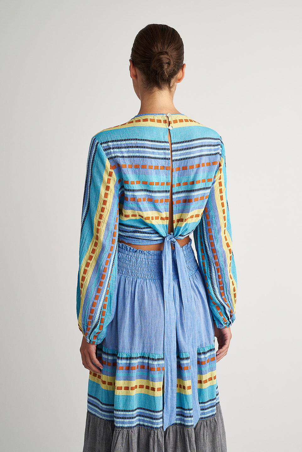 PEARL & CAVIAR OF GREECE - SAMPLE S/M -S24P5181- 100% COTTON - TOP ONLY