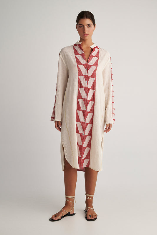 PEARL & CAVIAR OF GREECE - SAMPLE S/M -S24P5193- COTTON/LUREX