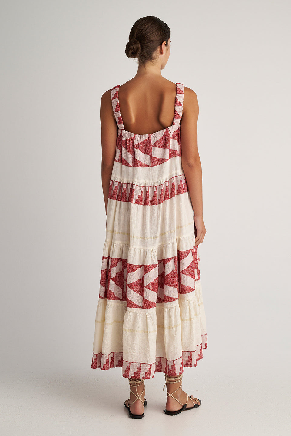 PEARL & CAVIAR OF GREECE - SAMPLE S/M -S24P5197- COTTON/LUREX