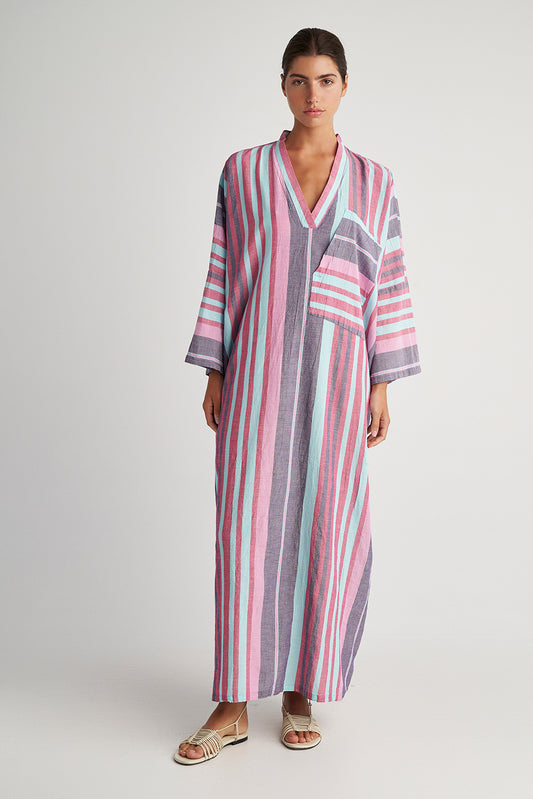 PEARL & CAVIAR OF GREECE - SAMPLE O/S -S24P5199 - 100% COTTON