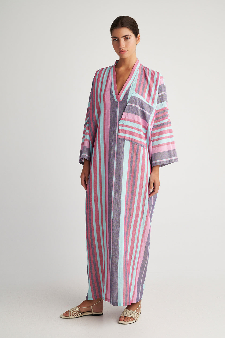 PEARL & CAVIAR OF GREECE - SAMPLE O/S -S24P5199 - 100% COTTON