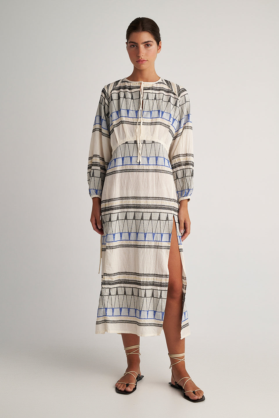 PEARL & CAVIAR OF GREECE - SAMPLE S/M -S24P5200 - COTTON/LUREX