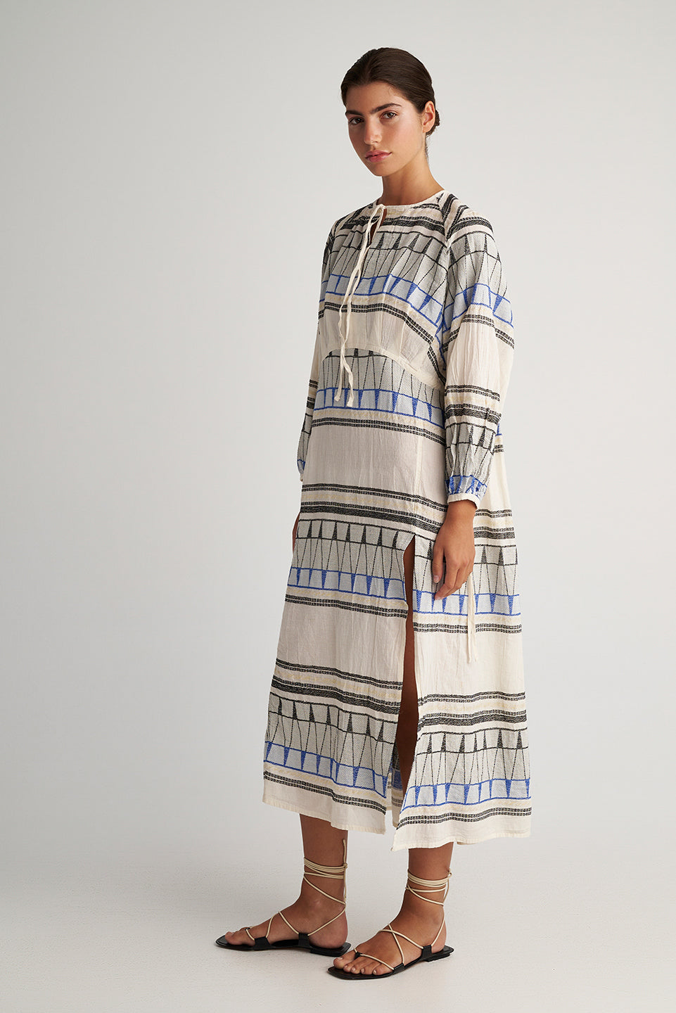 PEARL & CAVIAR OF GREECE - SAMPLE S/M -S24P5200 - COTTON/LUREX