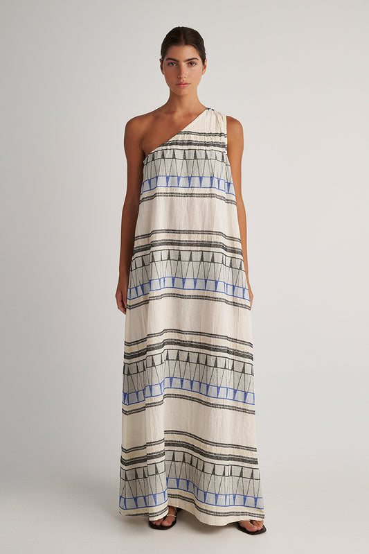 PEARL & CAVIAR OF GREECE - SAMPLE S/M -S24P5201 - COTTON/LUREX