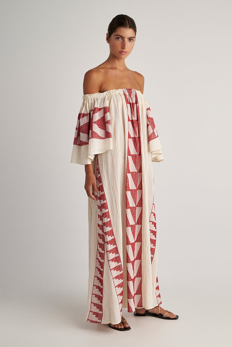 PEARL & CAVIAR OF GREECE - SAMPLE S/M -S24P5207- COTTON/LUREX