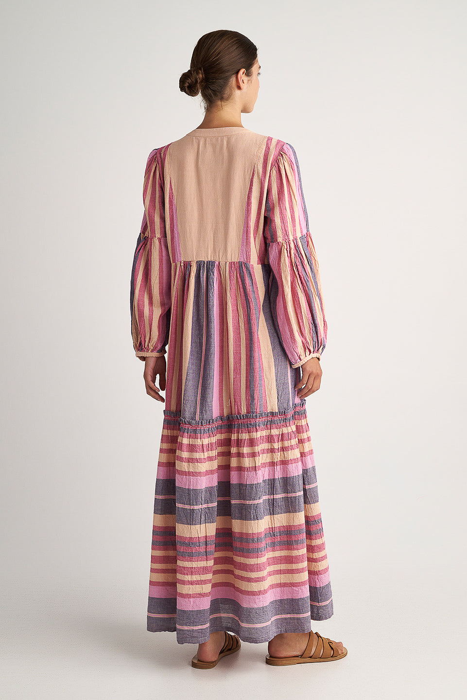 PEARL & CAVIAR OF GREECE - SAMPLE S/M -S24P5217 - 100% COTTON - CARAMEL