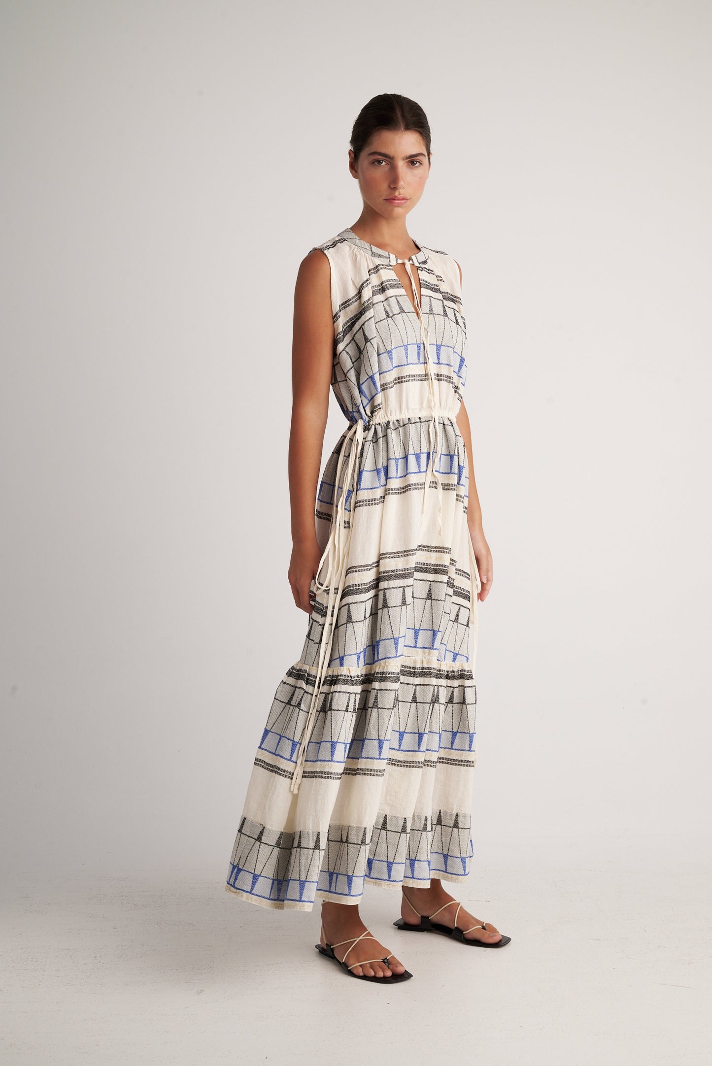 PEARL & CAVIAR OF GREECE - SAMPLE S/M -S24P5226 - COTTON/LUREX