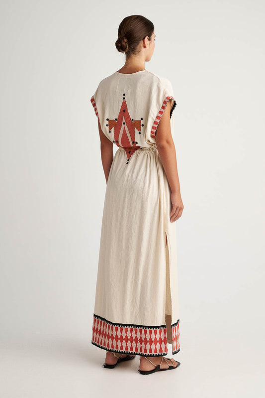 PEARL & CAVIAR OF GREECE - SAMPLE S/M - S24P5236 - 100% COTTON - KIMONO