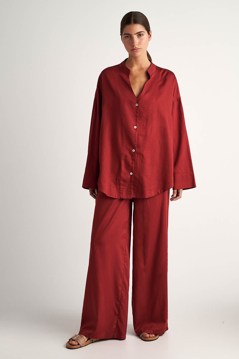 PEARL & CAVIAR OF GREECE - SAMPLE S/M - S24P5248 - 100% COTTON - PANT