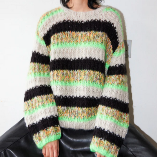 DAWN X DARE - SAVANNAH STRIPE HANDKNIT - MADE IN ITALY