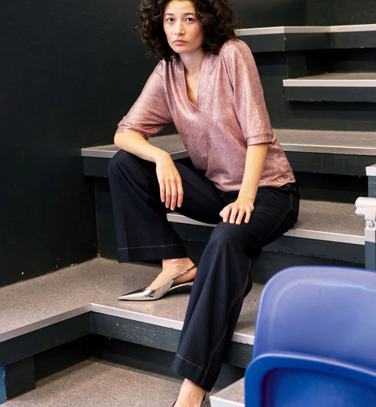 COSTER COPENHAGEN - 251-3255 PETRA PANT WITH STITCHING DETAIL