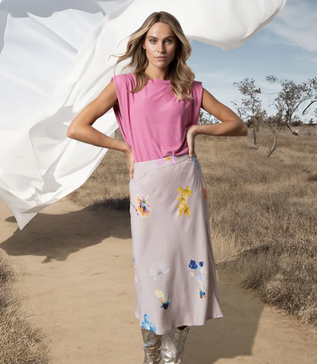 COSTER COPENHAGEN - 252-1122 TOP IN LUREX JERSEY