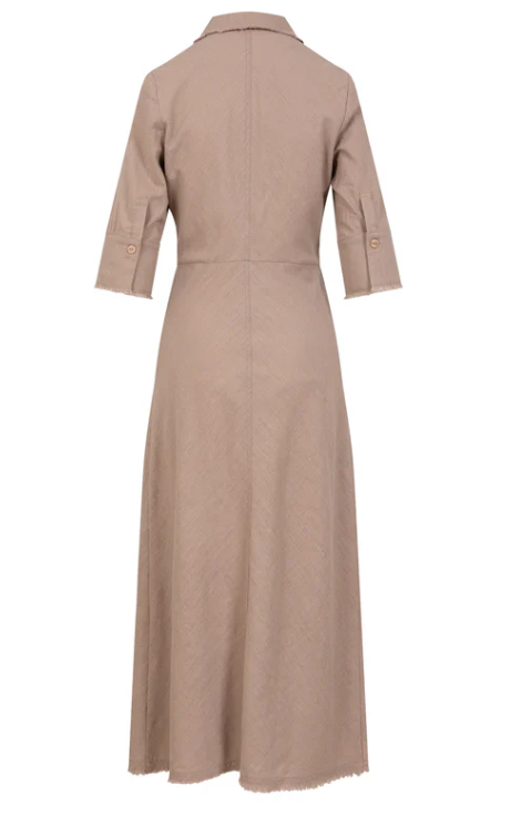 COSTER COPENHAGEN - 252-5205 DRESS WITH RAW EDGES