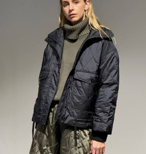 PROJECT AJ117 - SAMPLE SIZE M - LIGHTWEIGHT QUILTED JACKET