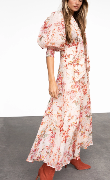 BYTIMO OF NORWAY - 2340585 ORGANZA MIDI DRESS 100% VISCOSE
