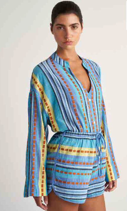 PEARL & CAVIAR OF GREECE - SAMPLE S/M -S24P5169 - 100% COTTON - SHORT
