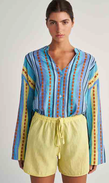 PEARL & CAVIAR OF GREECE - SAMPLE S/M -S24P5170 - 100% COTTON - SHORT