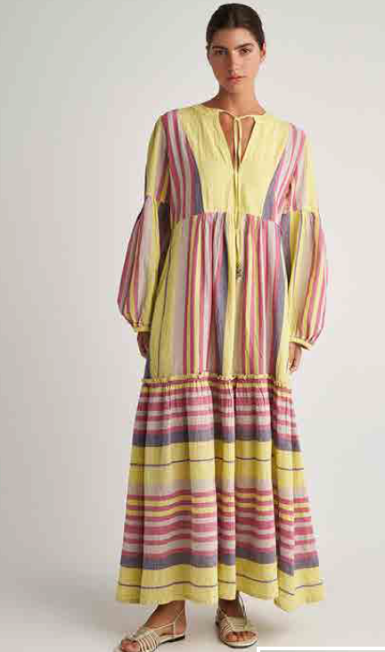 PEARL & CAVIAR OF GREECE - SAMPLE S/M -S24P5217 - 100% COTTON - LIME
