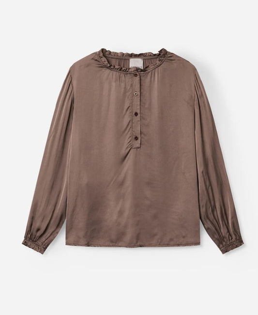 PROJECT AJ117 - ROSITA BLOUSE COFEE