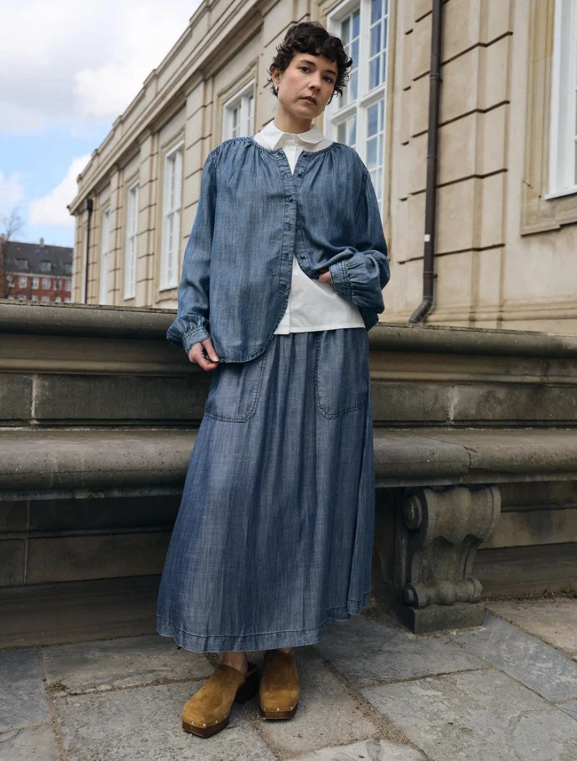 PROJECT AJ117 - HANNA INDIGO SKIRT ONLY 261146