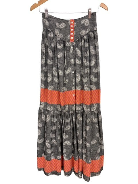 PEARL & CAVIAR OF GREECE - SAMPLE S/M - S22P1187 - SILK COTTON MODAL SKIRT