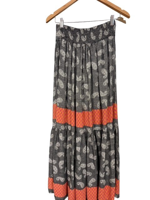 PEARL & CAVIAR OF GREECE - SAMPLE S/M - S22P1187 - SILK COTTON MODAL SKIRT